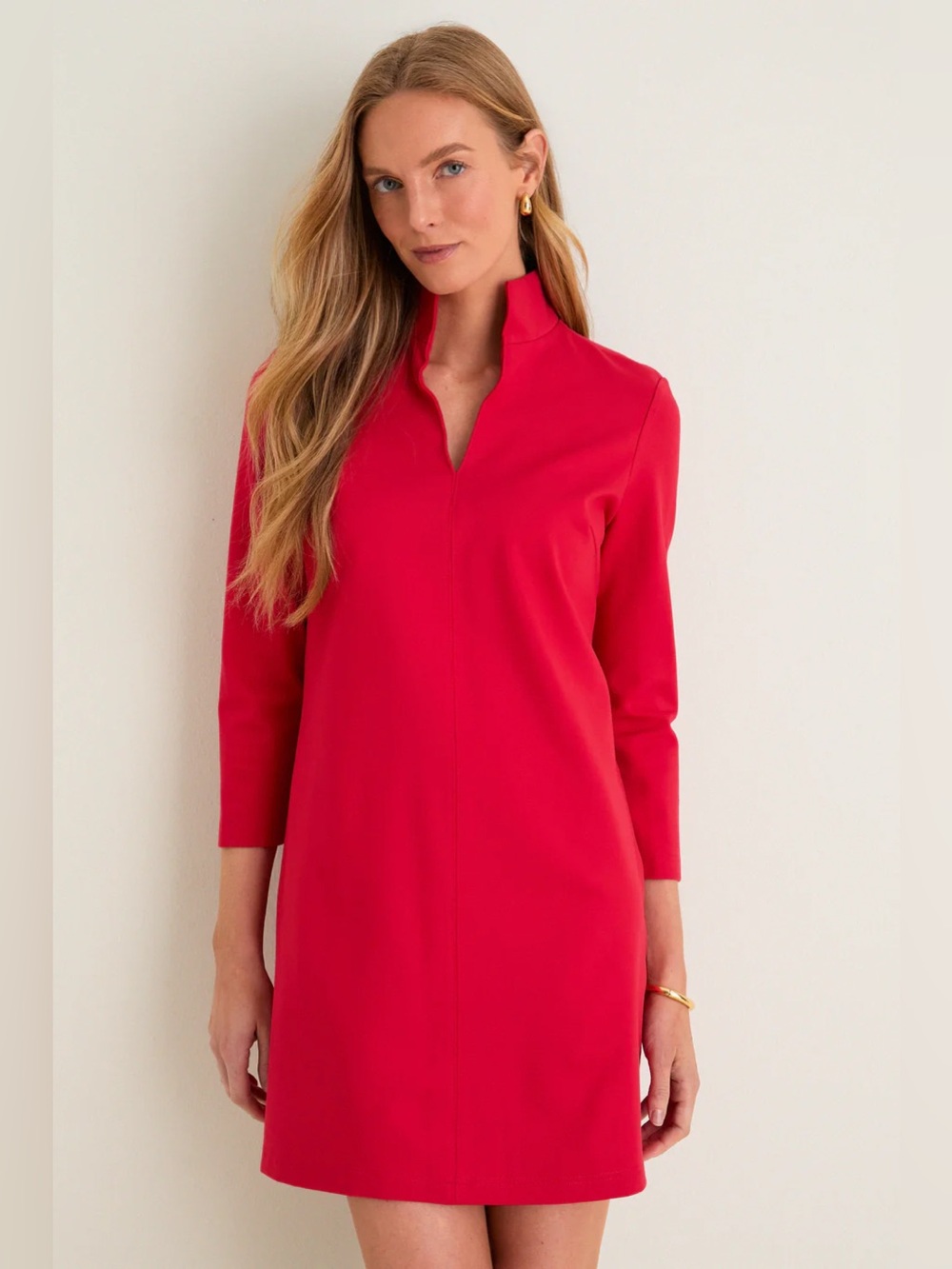 Tuckernuck Red Ponte Clifton Dress
